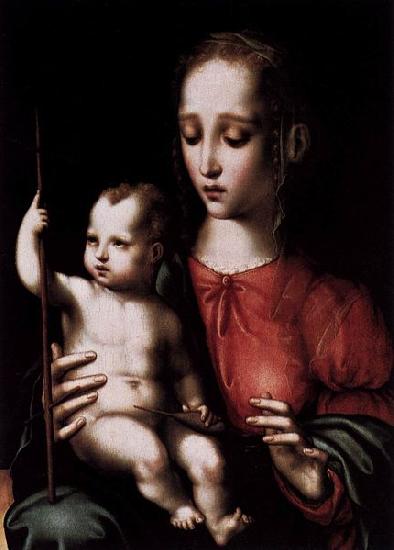 Luis de Morales Virgin and Child with a Spindle oil painting picture
